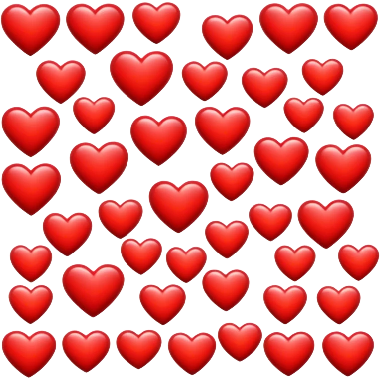 Red lab hearts emoji