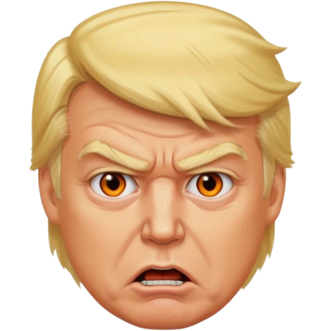 Trump but ugly emoji