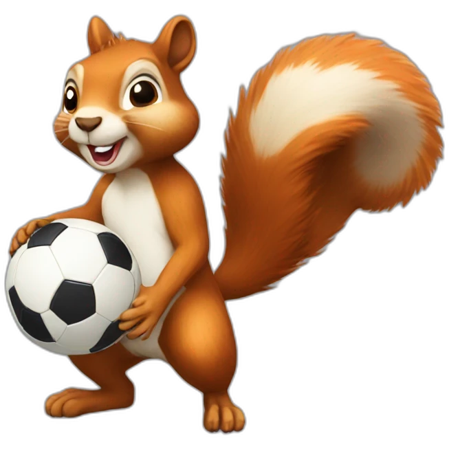 squirrel soccer emoji