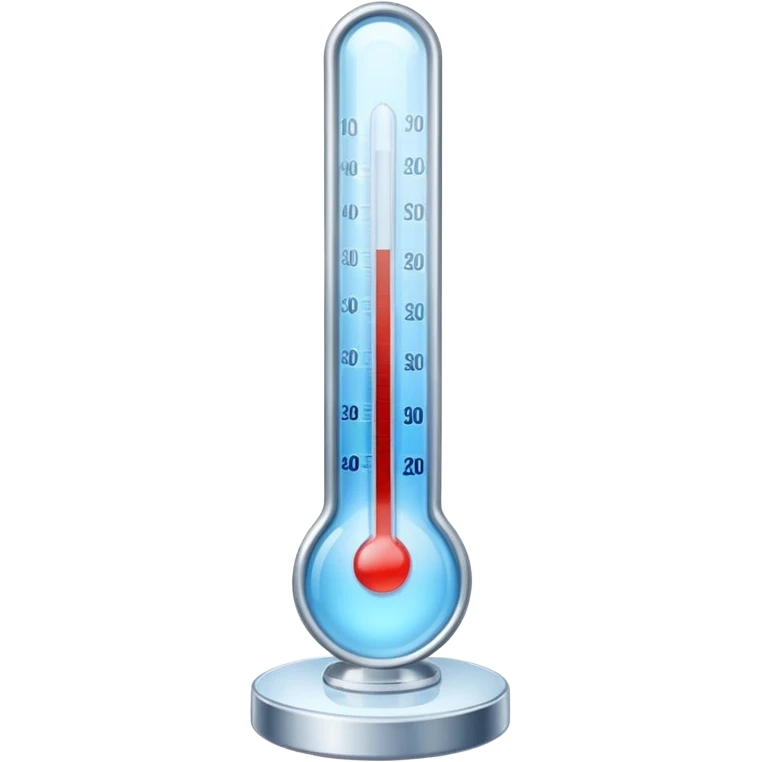 cold ice thermometer emoji