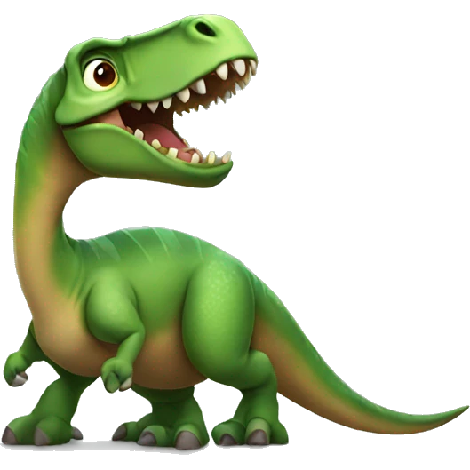 Cool dinosaur emoji