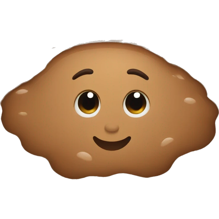 Brown puddle  emoji