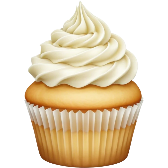Vanilla cupcake soft emoji