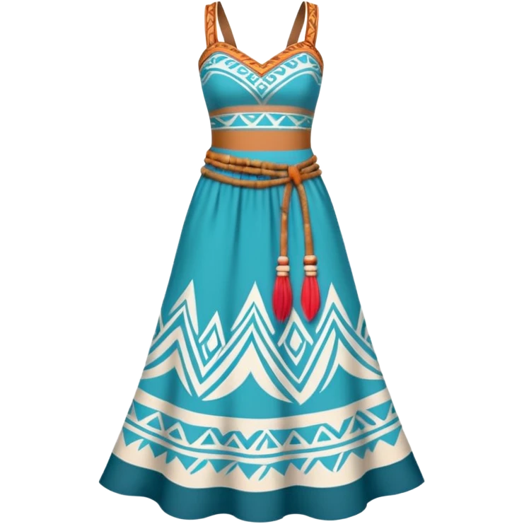 Moana’s dress emoji