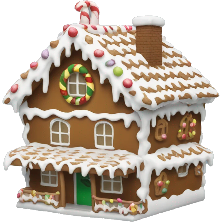 Gingerbreat house emoji