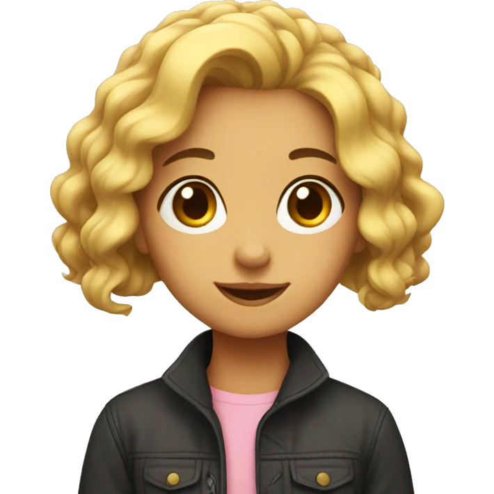 Cute girl emoji