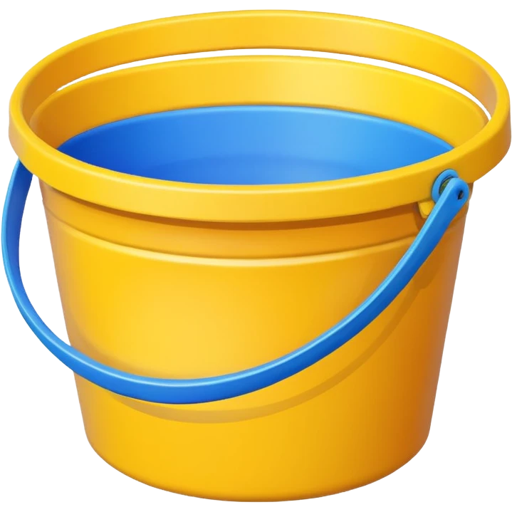 Colouring bucket emoji