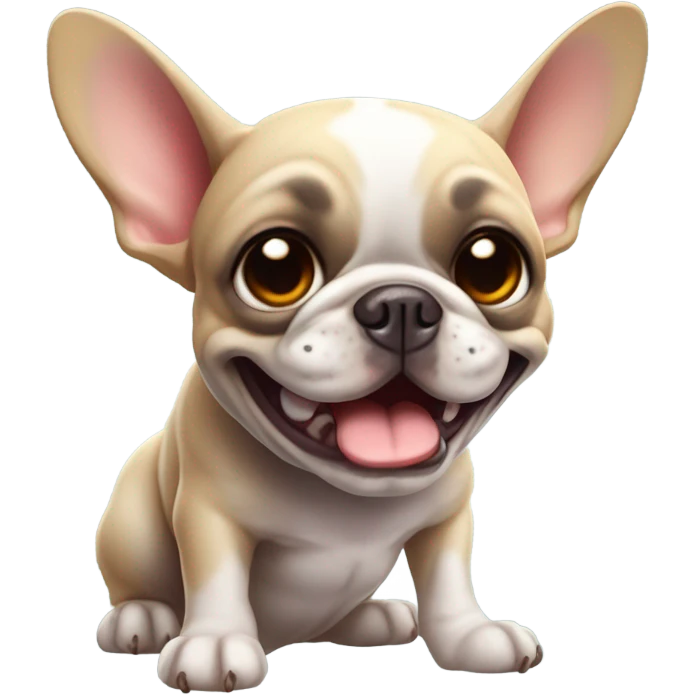 French bulldog emoji