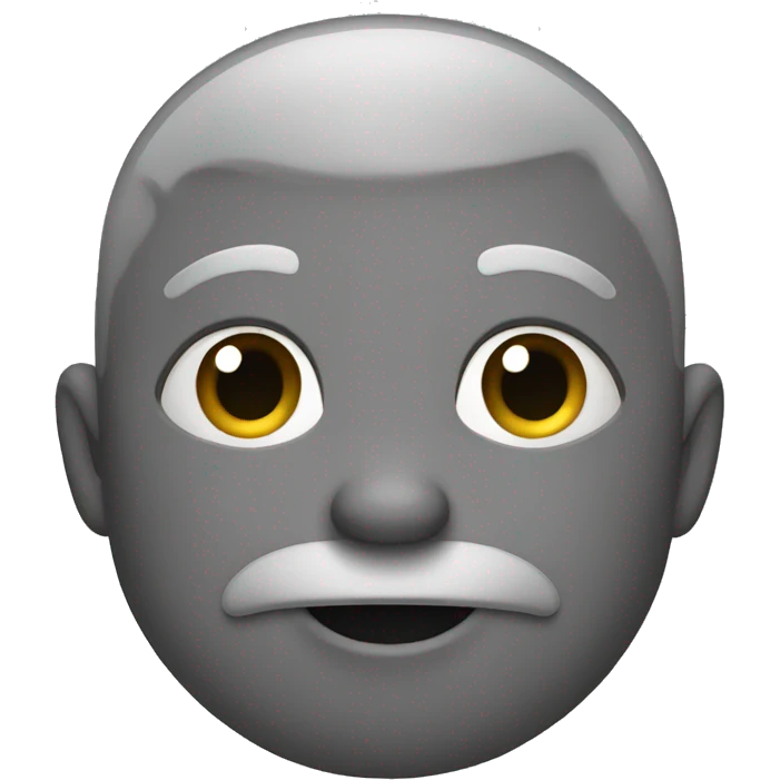Chat gris clair et gris foncé emoji