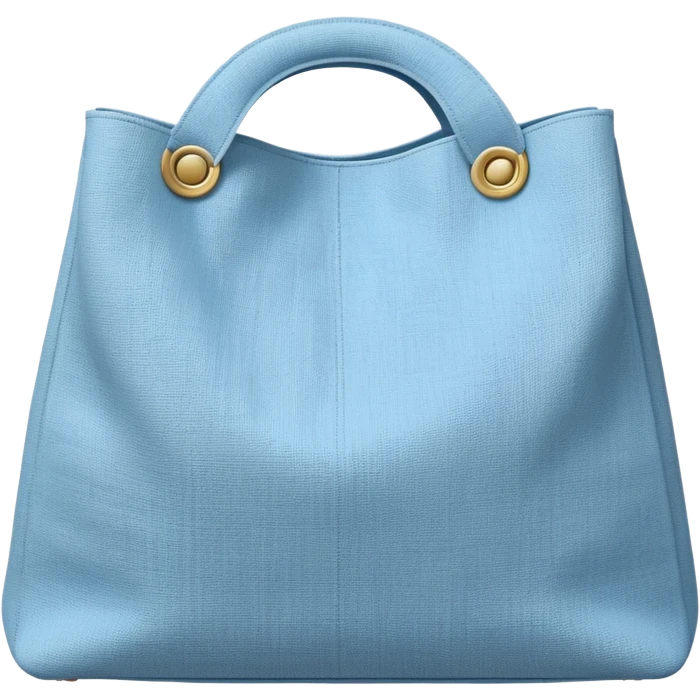 Light Blue linen bag emoji