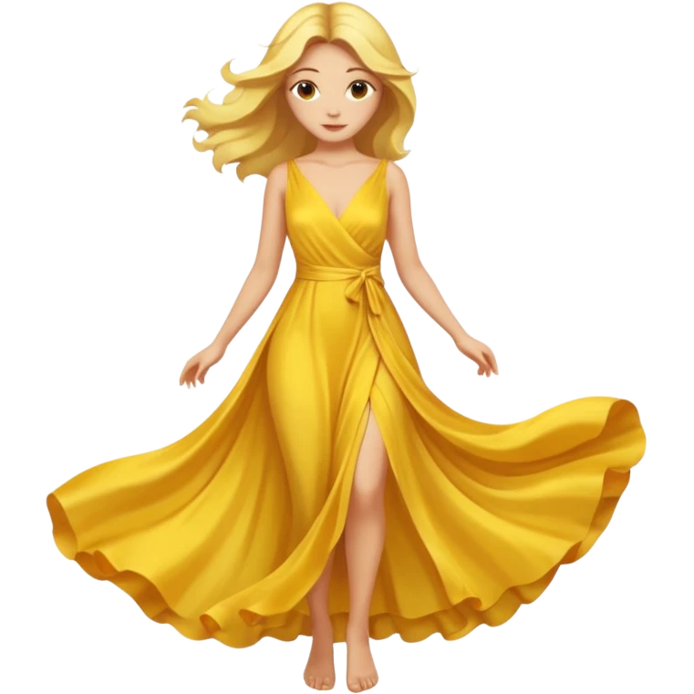 yellow dress emoji