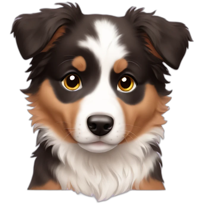 australian shepherd puppy emoji