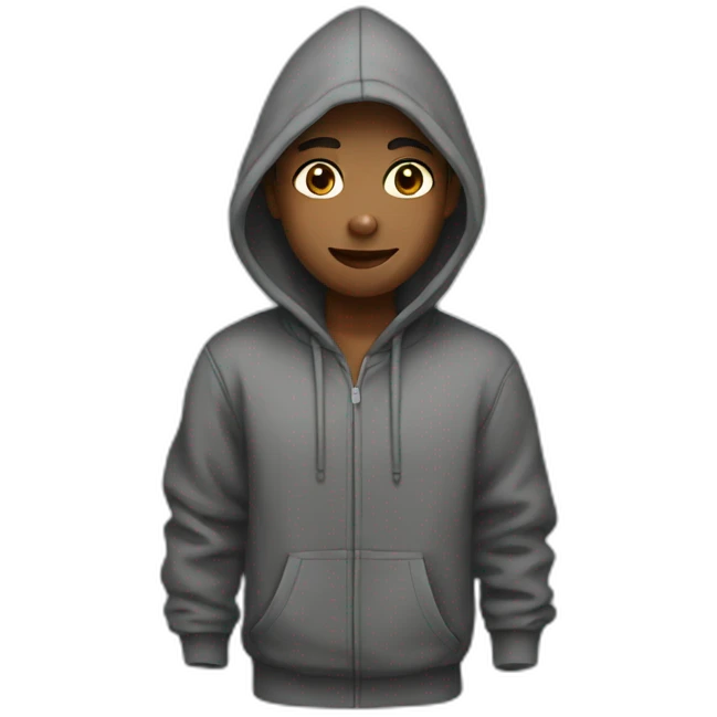 A BOY WITH HODDIES emoji