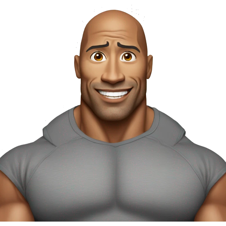 Dwayne the rock Johnson emoji