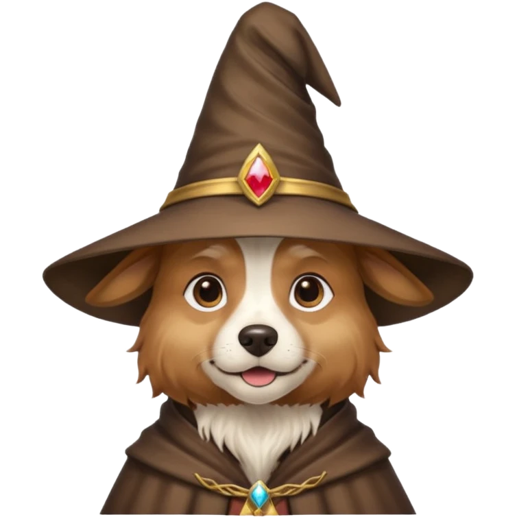 Dog wizard emoji