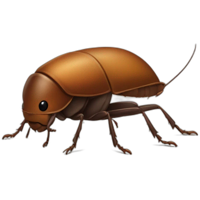 designer cockroach in a beret emoji