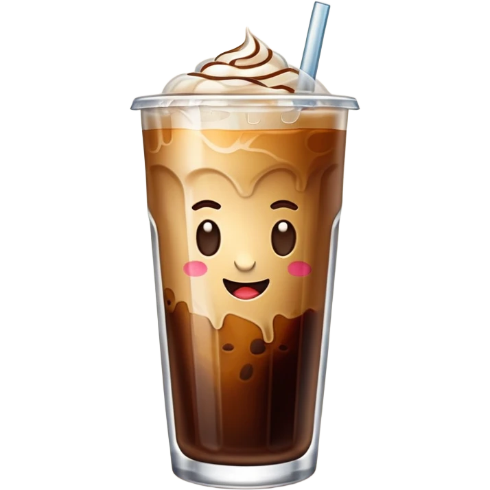 Iced coffee emoji