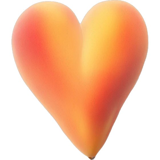 Big and small peach heart, delicate style, high quality emoji