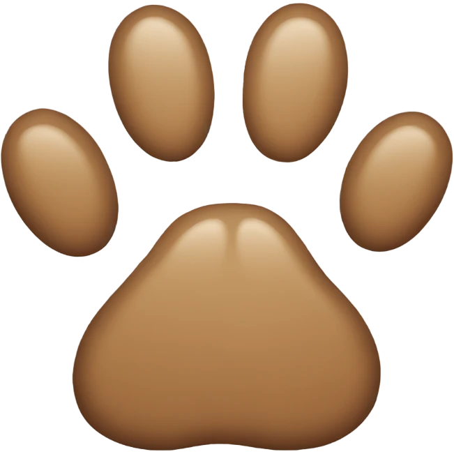 dog paw emoji
