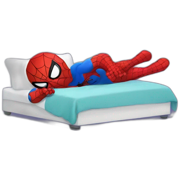 Spiderman sleep emoji