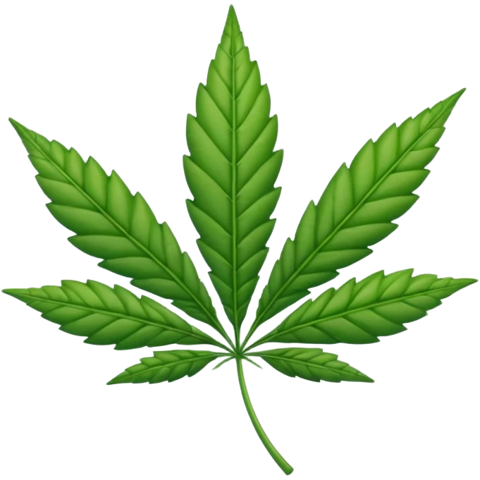 Weed leaf emoji