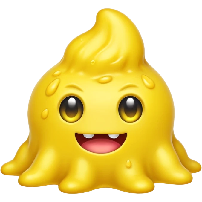 yellow slime monster emoji