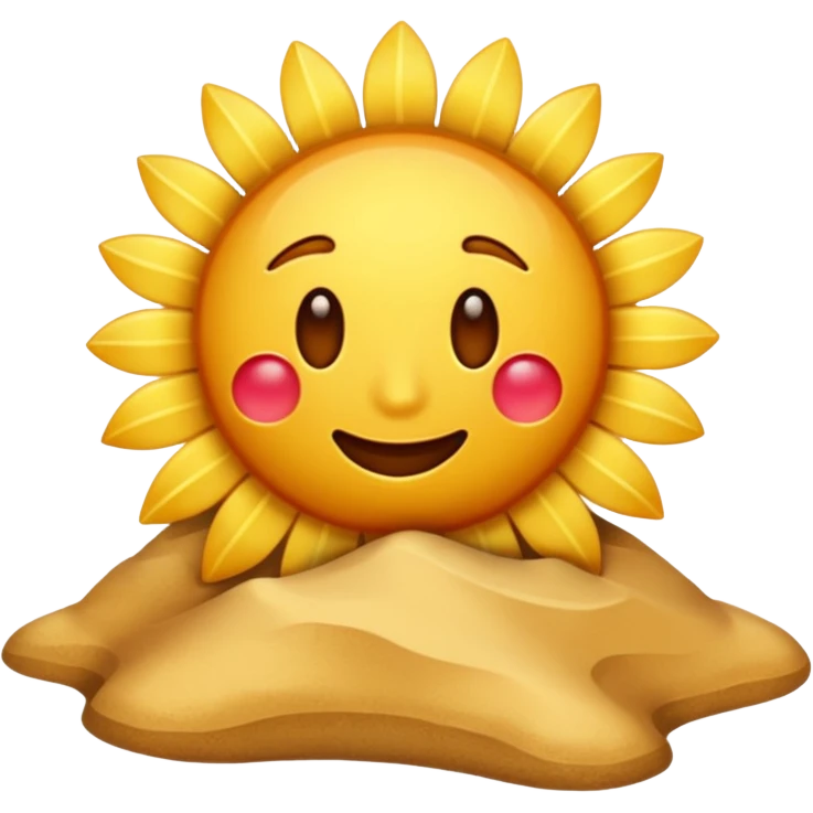 haz un emoji de un desierto caluroso emoji
