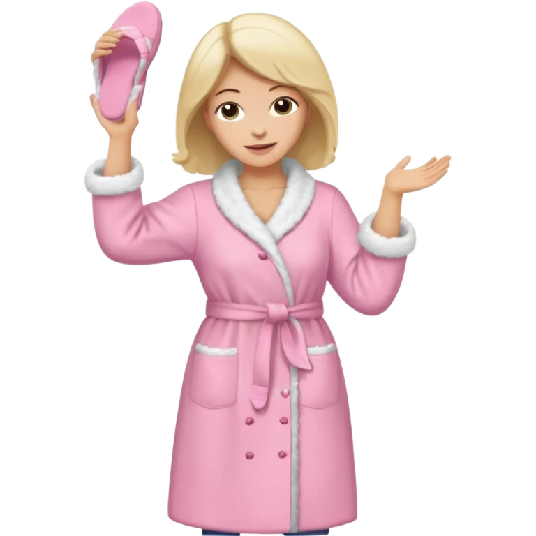 a house slipper thrown by a mother emoji