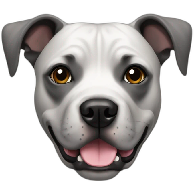 black staffordshire terrier emoji