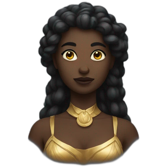 Goddess of the night emoji