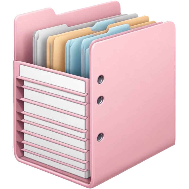 Light Pale Pink Personal Folers emoji