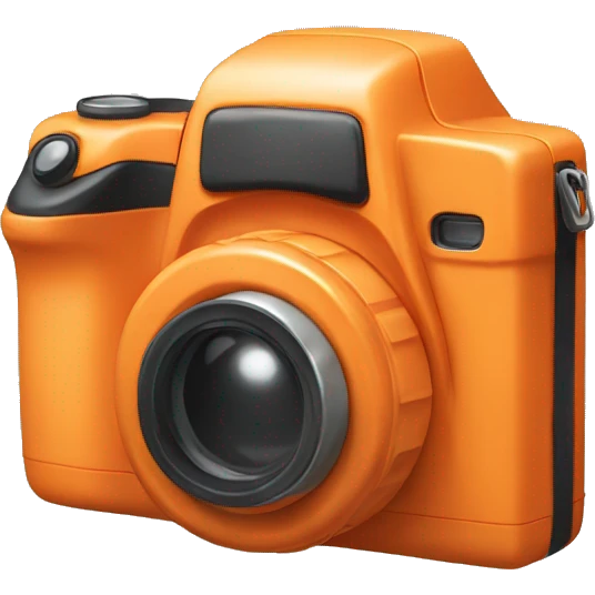 Orange cam emoji