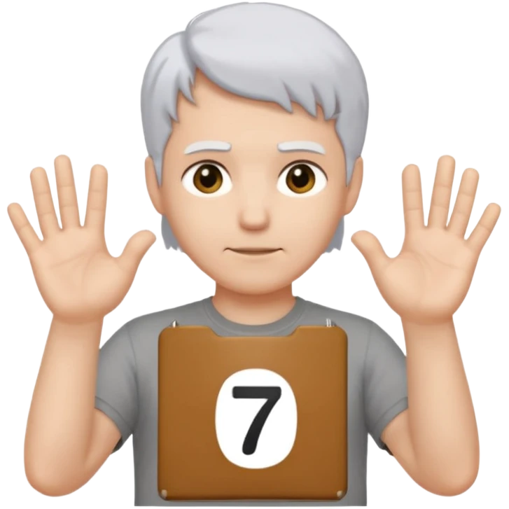 I want my emoji to have white hair and doing the 67 emote and in each hand has 67 emoji