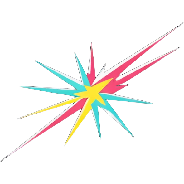 colorful spark bursts emoji