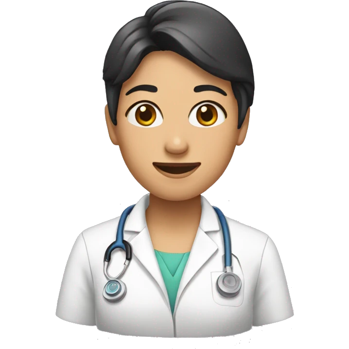 enfermera morena emoji