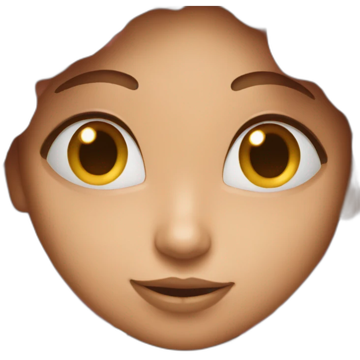 Chat rose qui sourit emoji