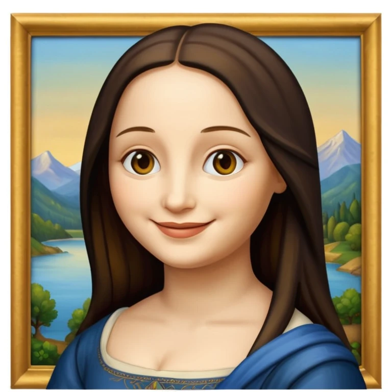monalisa painting emoji