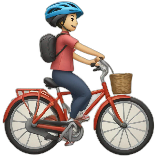 japaness ride a bike emoji