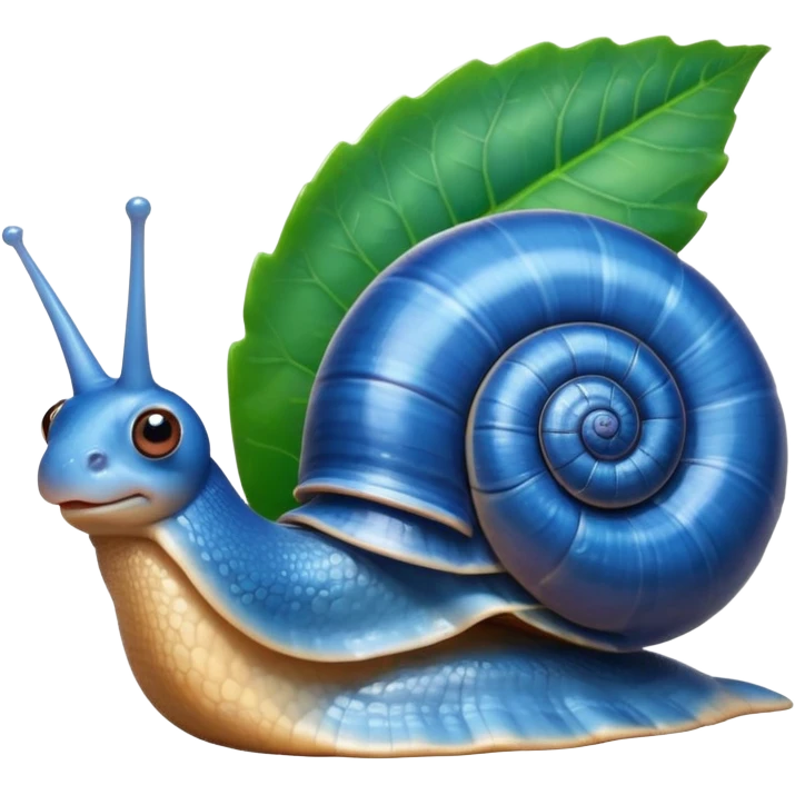blue garden snail emoji