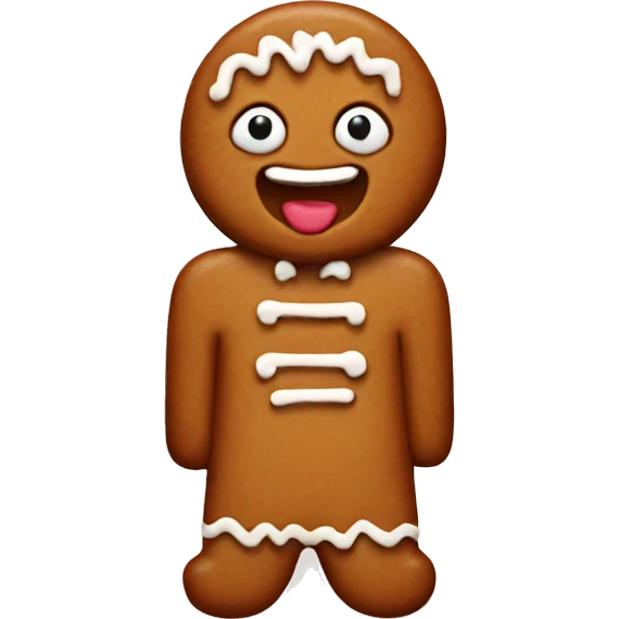 gingerbread emoji