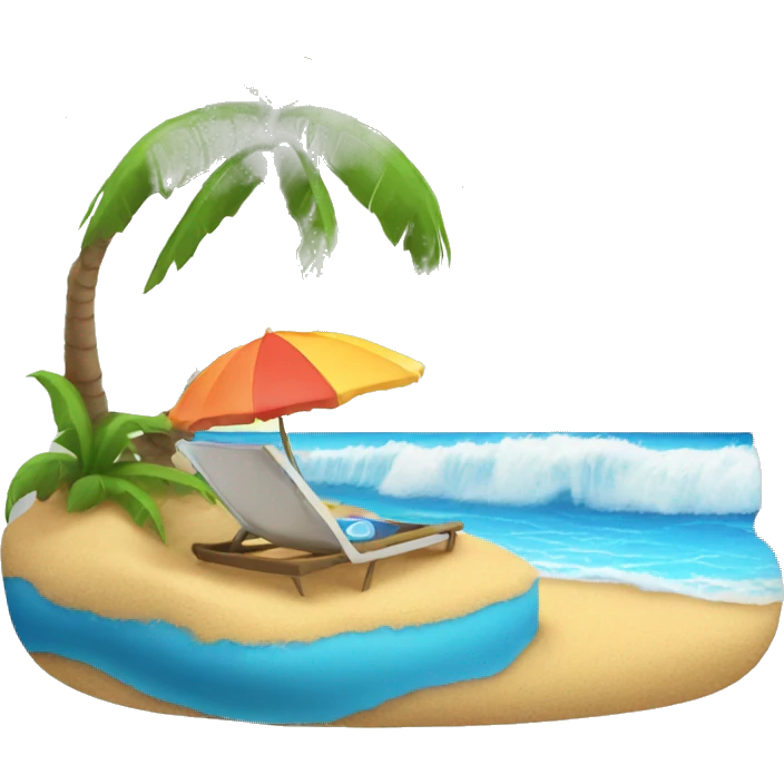 computer beach  emoji