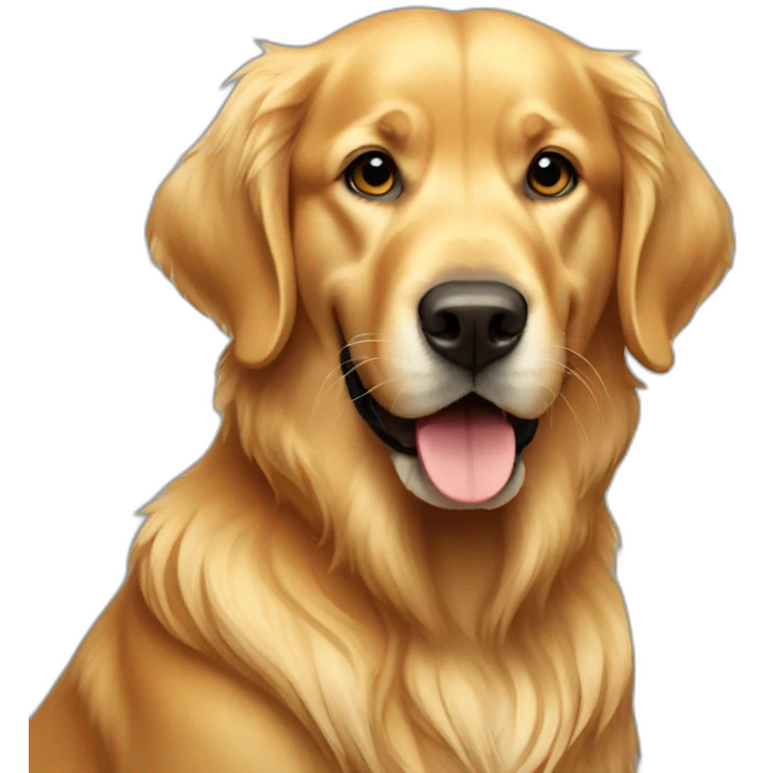 golden retriever basketplayer emoji