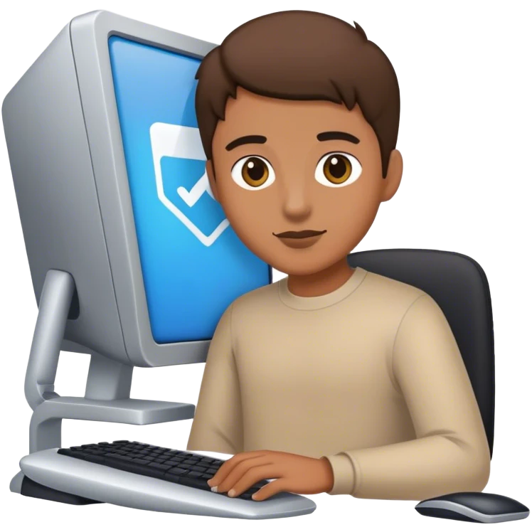 컴퓨터 하는 사람 emoji