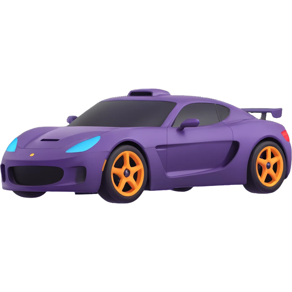 sports car emoji