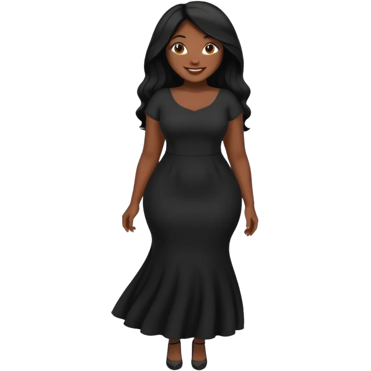 Black woman showing ass and boobs emoji