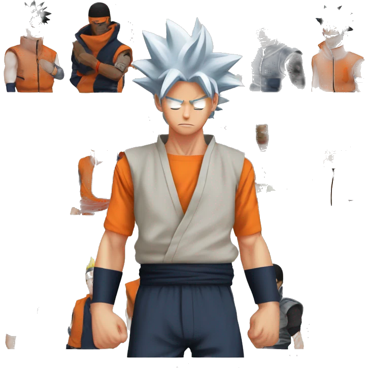 Naruto y goku emoji