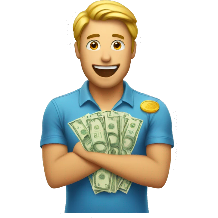Lottery win emoji