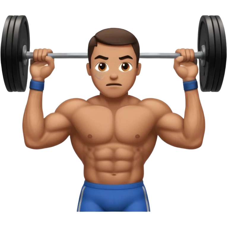 weightlifter Athlete in Action emoji