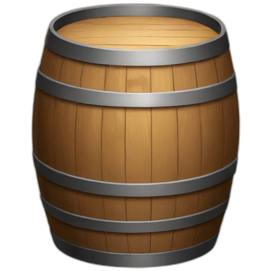 Wine barrel emoji