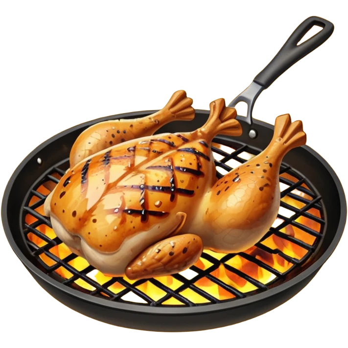 Grilled chicken emoji